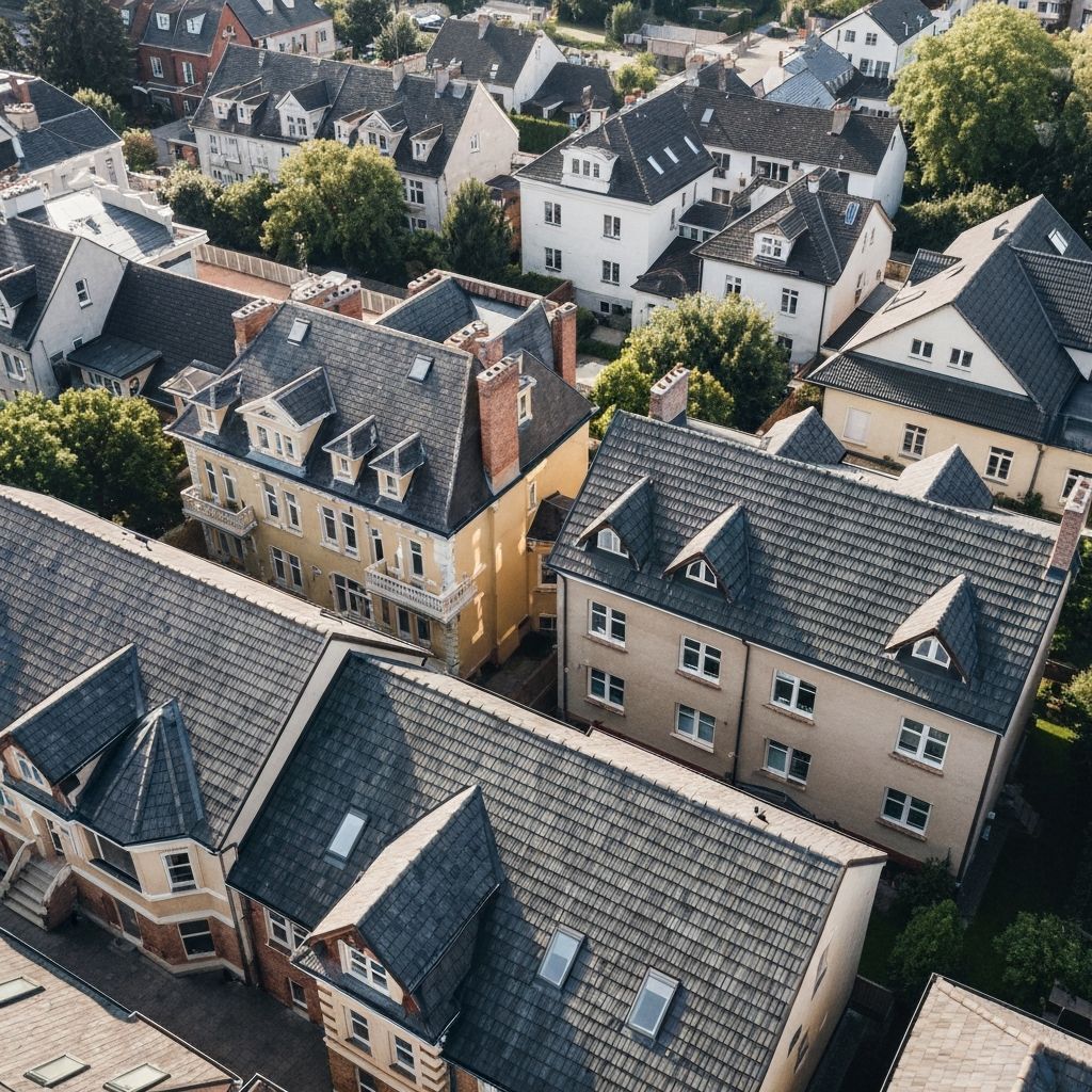 Professional drone roof survey